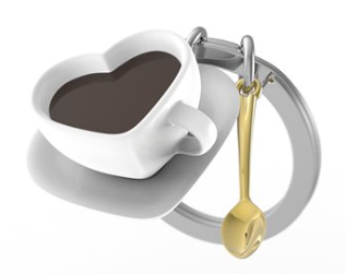 Keychain - Love Coffee