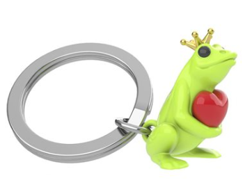 Keychain - Prince Frog
