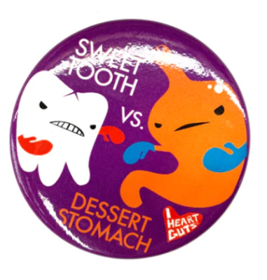 Magnet - Sweet Tooth Vs Dessert Stomach